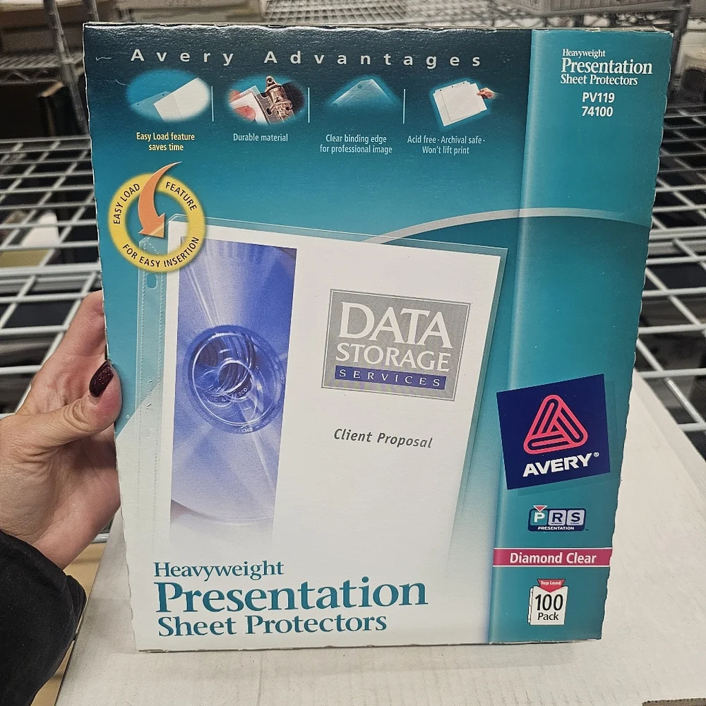 Avery Diamond Clear Presentation Sheet Protectors